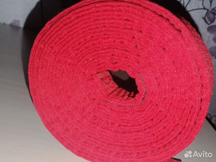 Пояс для карате красный 260 см