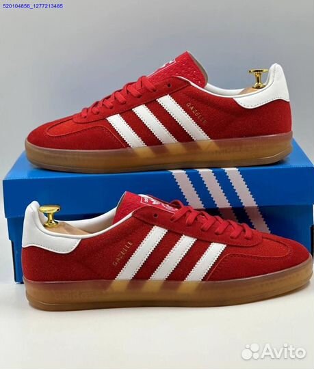 Кроссовки Adidas Gazelle Red (Арт.91135)