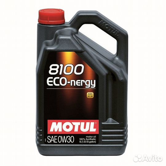 Motul 8100 ECO-nergy 0W-30 5л синтетика SL/CF