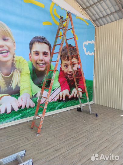 Установка наружной рекламы и банеров