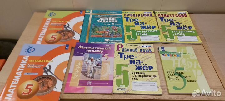 Тренажер по математике и рус. языку5класс за штуку