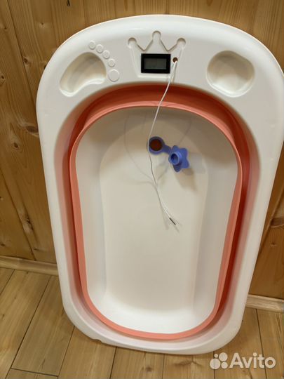 Ванночка для купания складная с матрасиком