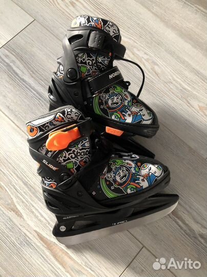 Коньки детские раздвижные