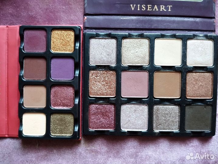Палитра теней Viseart Cashmere Etendu и Pro Deux