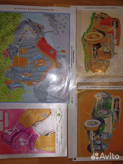 Рисунок на ткани для вышивания бисером