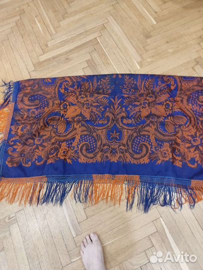 Шелковый платок старинный