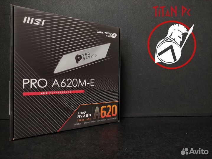 NEW AMD Ryzen 5 7500F + Msi Pro A620M-E / Обмен