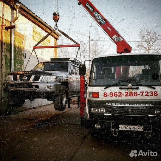 Услуги эвакуатора 24часа борт 5т. стрела 3т