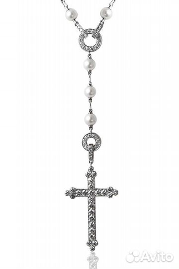 Крест No name подвеска крест с бриллиантами 2,48ct