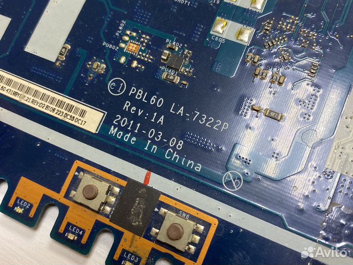 Материнская плата asus X53B/K53B