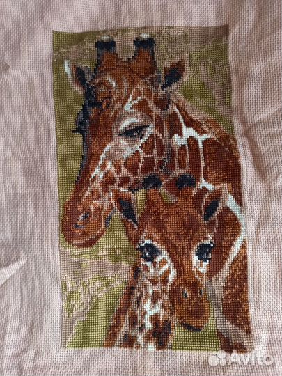 Готовая вышивка крестом. Вышивка крестиком