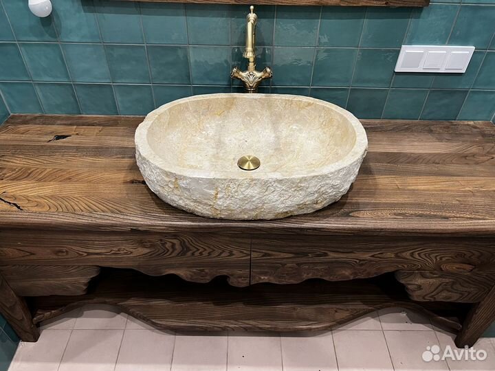 Тумба под раковину/в ванную из массива на заказ