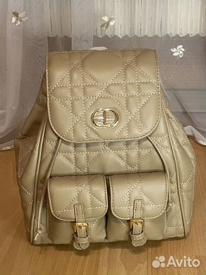 Рюкзак женский chanel беж