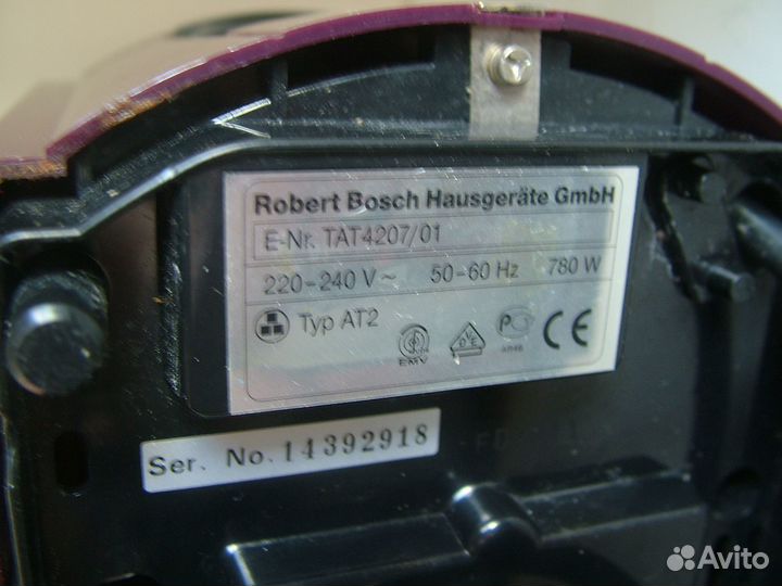Тостер bosch tat4207 с грилем