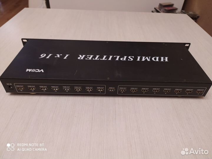 Сплиттер hdmi Spliitter 1x16 Full-HD vcom