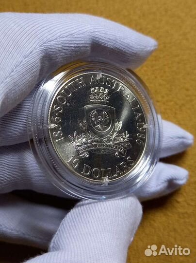 Серебряная монета 10 долларов Австралия