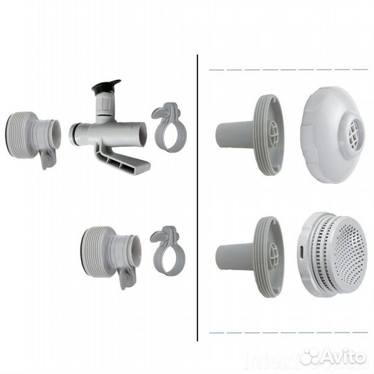 Запчасти для бассейнов Интекс Intex