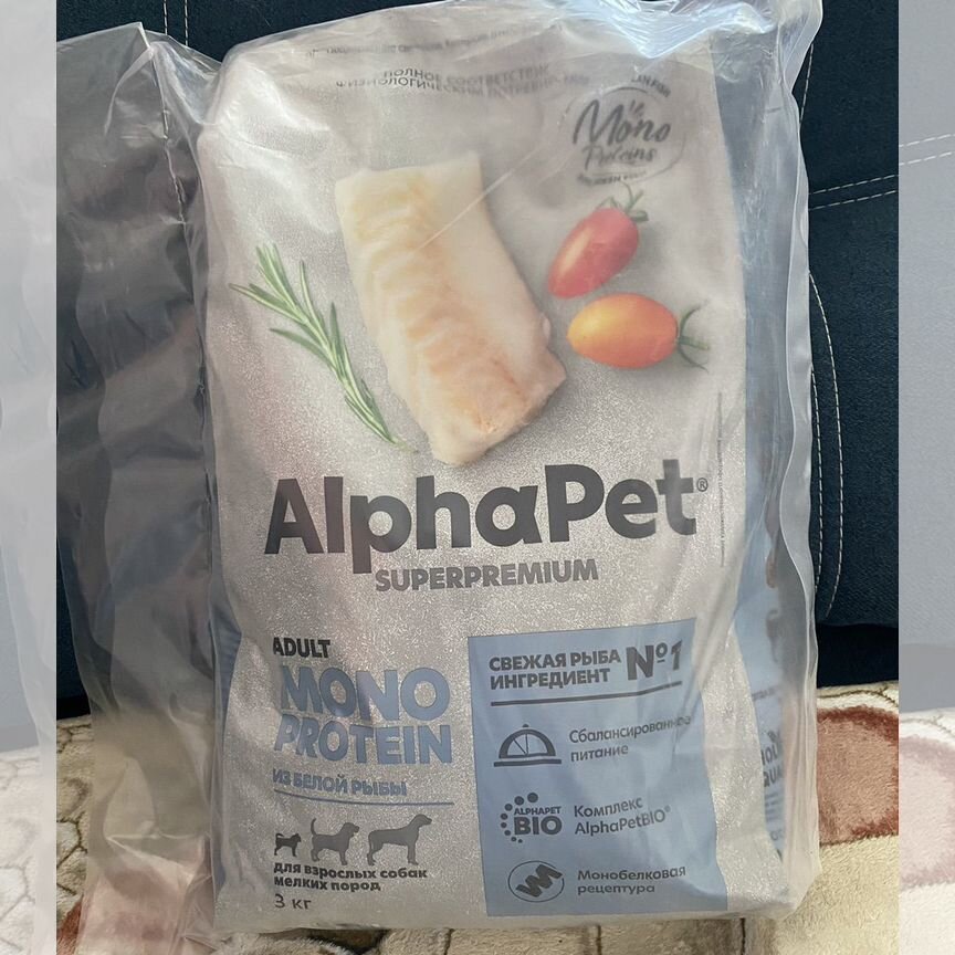 Корм для собак 3кг Alpha Pet