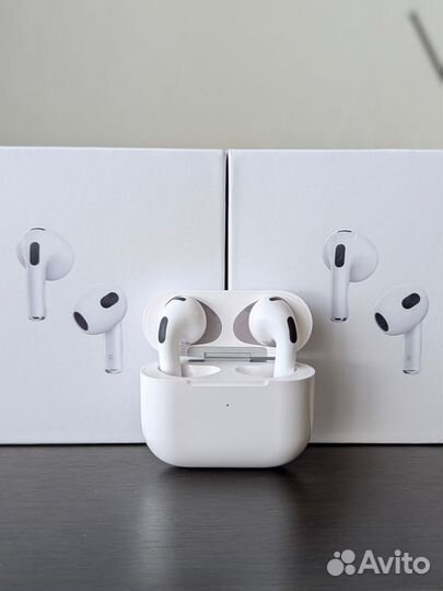 Беспроводные наушники airpods 3 новые lux