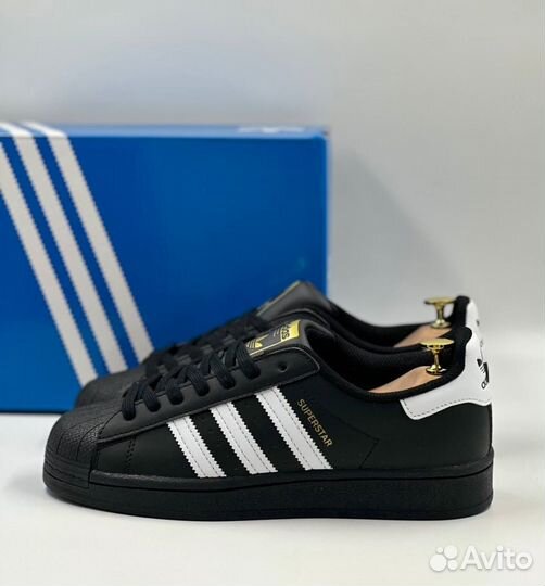 Изысканные Adidas Superstar Black обувь