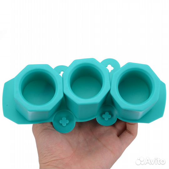 Молд силиконовый для гипса бетона свечей кашпо