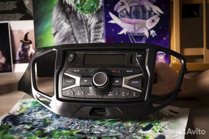 Штатная магнитола лада веста