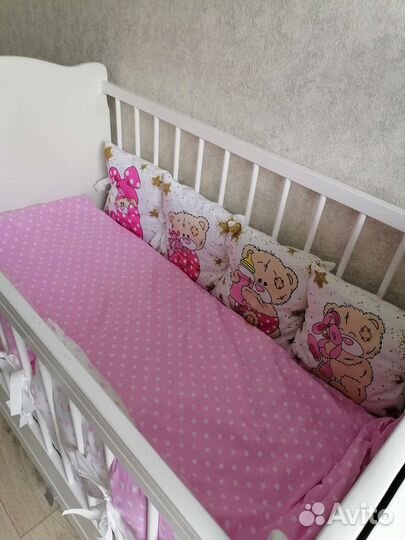 Бортики в детскую кроватку