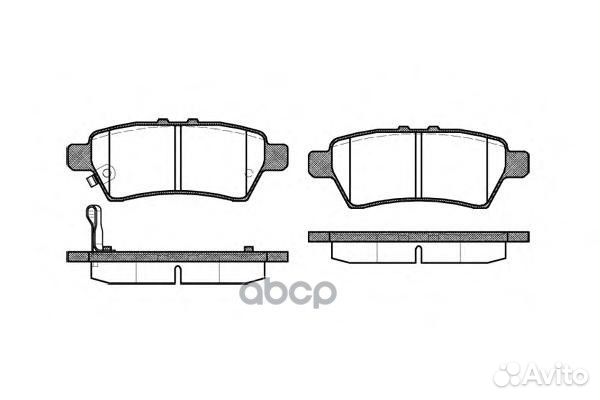 1188 01 FDB1882 44060EB325 колодки дисковые з