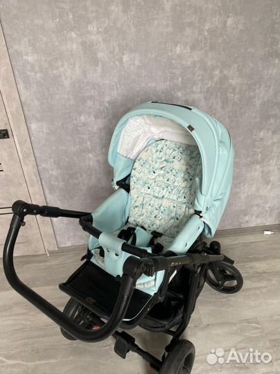 Коляска 2 в 1 adamex reggio (экокожа)