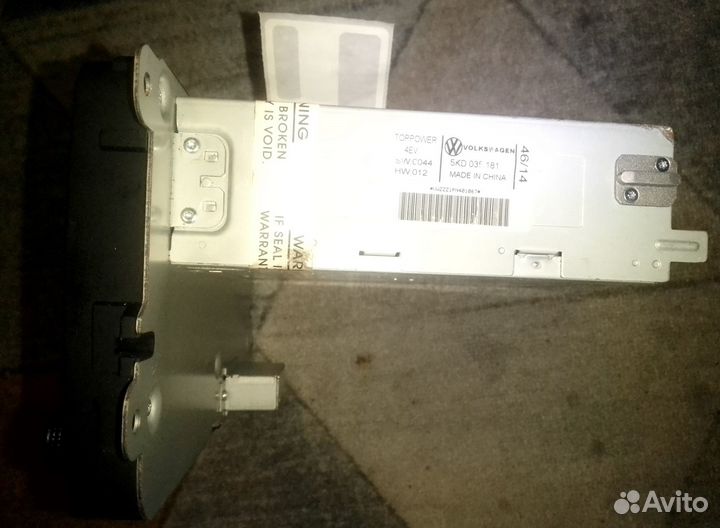 Штатная магнитола volkswagen 5KD035181