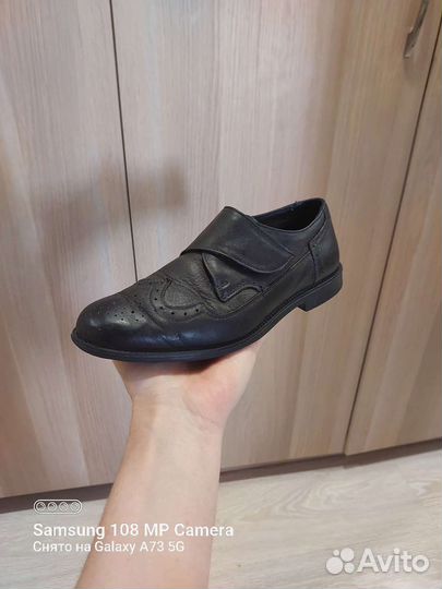 Туфли кожаные школьные Котофей 35 р-р