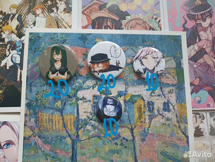 Аниме значки