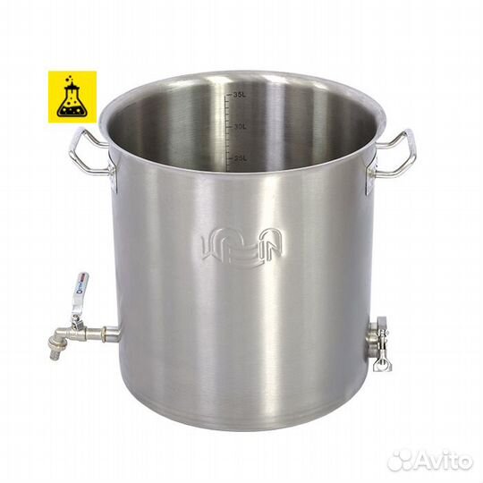 Перегонный куб Wein Reform + 1,5 дюйма, 37 л