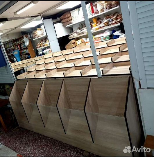 Прилавки витрины для сухофруктов, приправ и конфет