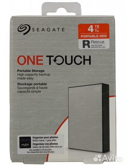 HDD Seagate One Touch 4TB Silver