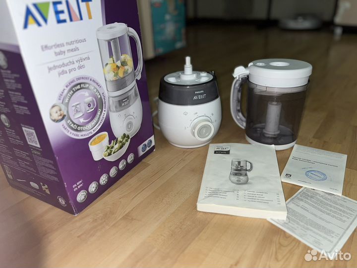 Пароварка блендер avent