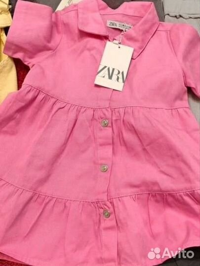 Новые летние вещи для девочки 92-98 Zara