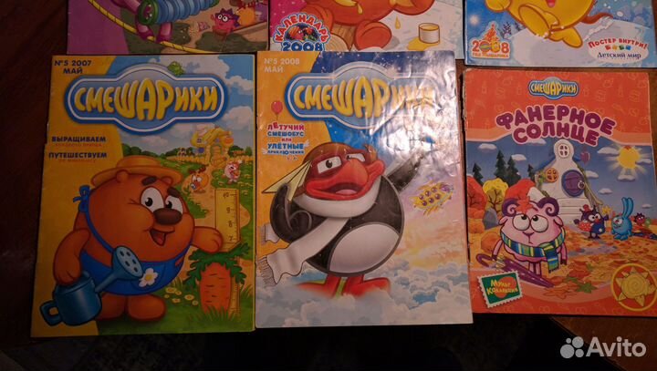 Журналы смешарики, клуб Winx, звездные войны