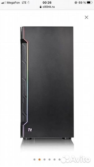 Thermaltake h200 tg Б.У