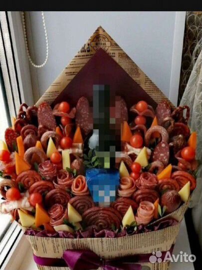 Съедобные букеты для мужчин