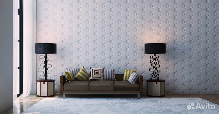 Гипсовая 3D панель 