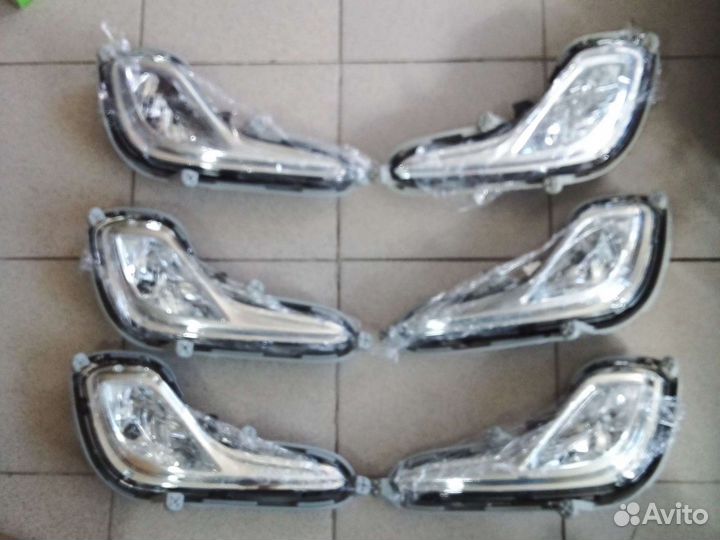 Противотуманки Солярис Хендай 2011 - 2015