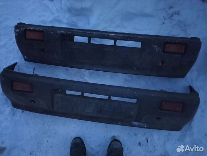 Бампер передний ока