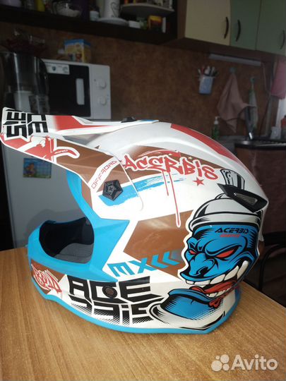 Шлем для питбайка детский
