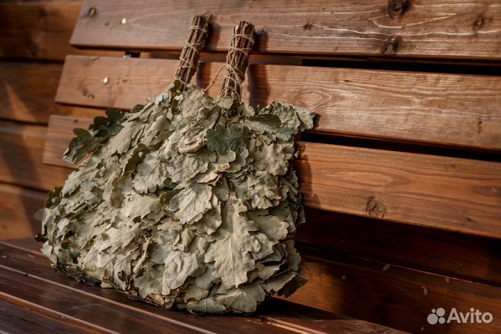 Дубовые веники для бани / Набор веников в баню