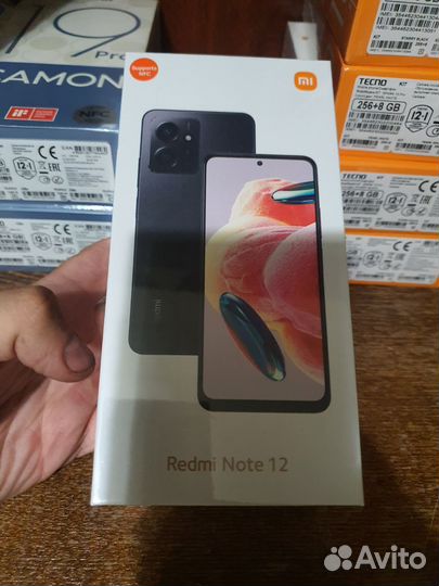 Xiaomi Redmi Note 12 8/256 (черный)