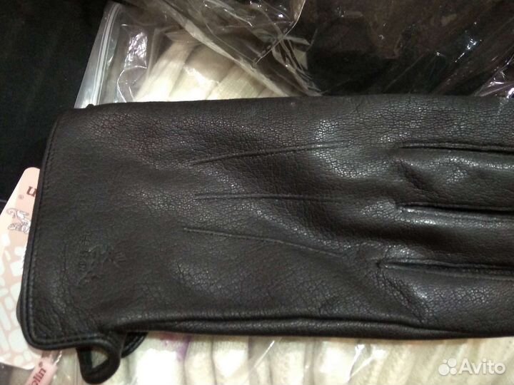 Мужские кожаные перчатки