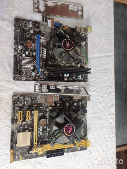 Материнская плата 1150 с i3 4130