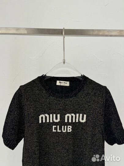 Кофта футболка трикотажная MIU MIU