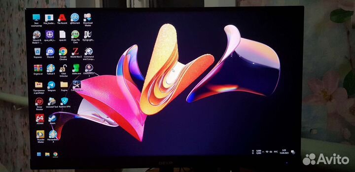 Монитор Dexp fullhd 60гц hdmi